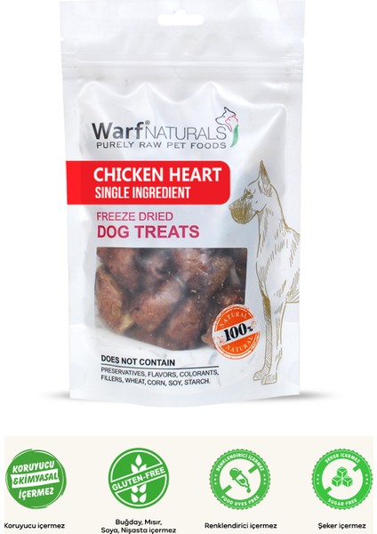 Freeze Dried Köpek Ödül Maması - Tavuk Yürek