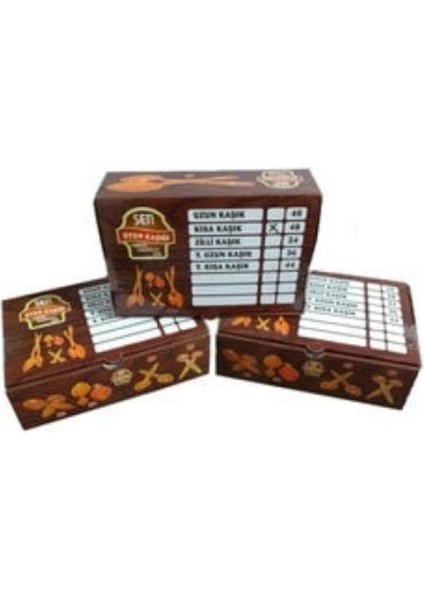 Alışverişmağazacım Kısa Oyun Kaşığı 48'li Ekonomik Paket fırsatları