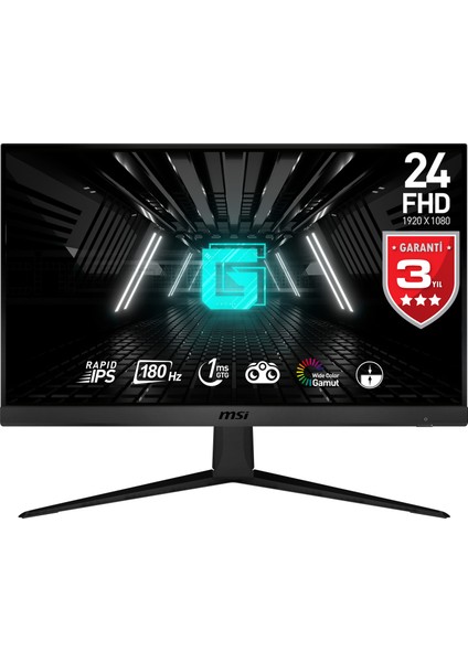 23.8" G2412F 1920x1080 (FHD) 16:9 FLAT RAPID IPS 180HZ 1MS ADAPTIVE-SYNC GAMING MONITOR