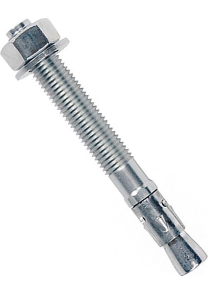 Saplamalı Klipsli Çelik Dübel M16X180 mm Raf Montaj Bağlantı Kanalları
