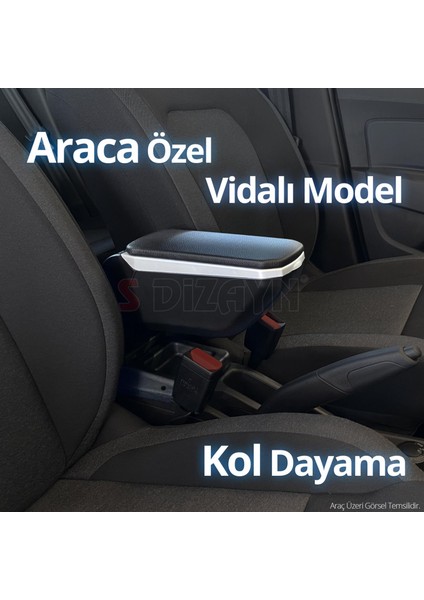 Citroen C-Elysee Kol Dayama Kolçak ABS Vidalı Gri 2012-2017 A+ Kalite