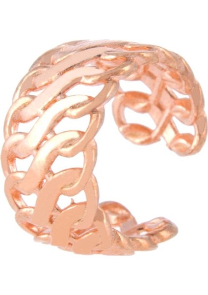 925 Ayar Gümüş İşlemeli Kıkırdak Küpe