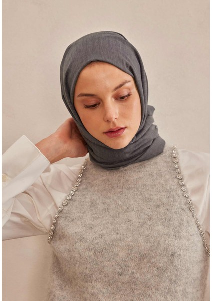 Cozy Cotton Şal Antrasit