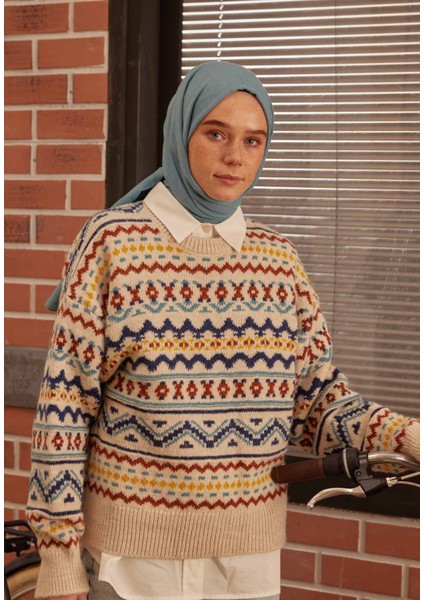 Cozy Cotton Şal Mavi