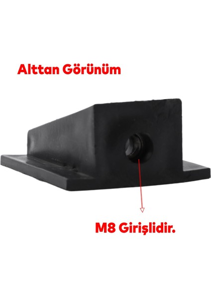 Mobilya Kanepe Masa Baza Sehpa Gizli Montaj Ayağı Plastik Bağlantı Aparatı M8 Civatalı Tabanı 4 Adet modelleri