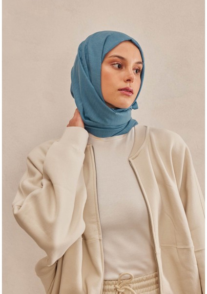 Cozy Cotton Şal Indigo modelleri