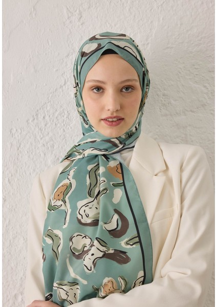 Aspen Desen Şal Mint modelleri