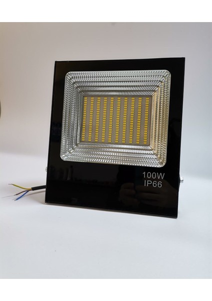 100W - Watt Slim Kasa Smd LED Projektör Kırmızı
