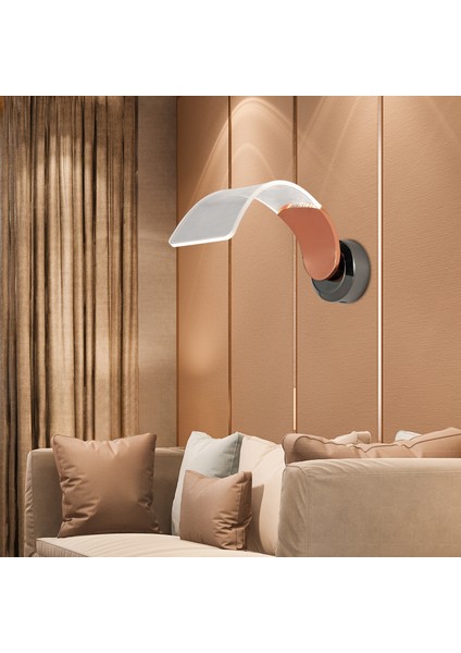 Karlos Tekli 3 Renkli 2 Watt Ledli Yatak Başı ,salon LED Aplik