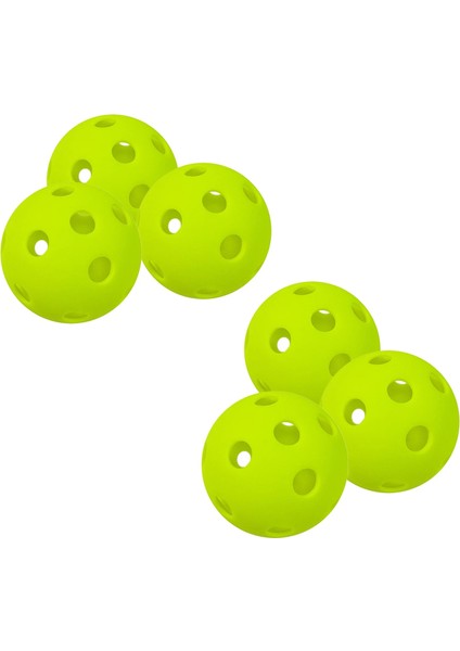 Sarı 6 Adet Tarzı Kapalı Kort Için 6 Paket 26 Delik Kapalı Pickleball Topları (Yurt Dışından) fırsatları