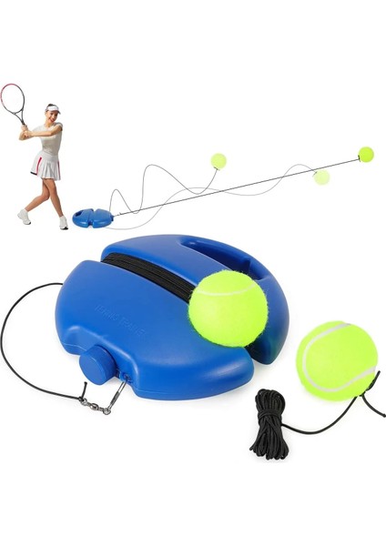 Tenis Stili Elastik Halat Top Uygulaması ile Tenis Eğitim Aracı Kendi Kendine Görevli Ribaund Tenis Antrenörü Ortağı Müsabaka Cihazı (Yurt Dışından) fırsatları