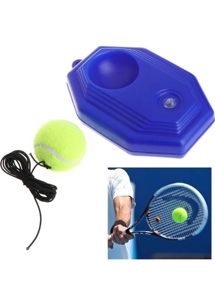 Tenis Topu Alet Raketi Uygulama Sekizgen Süpürgelik Elastik Halat Müsabaka U7EF (Yurt Dışından)