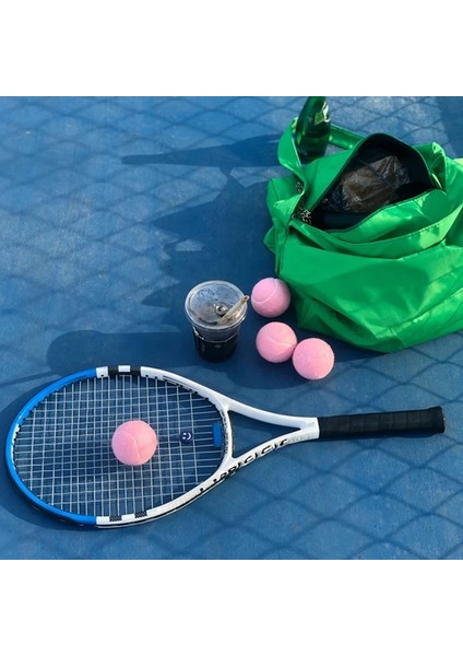 pembe tarzı ack Pembe Tenis Topları Aşınmaya Dayanıklı Elastik Antrenman Topları Bayanlar Yeni Başlayanlar Kulüp için Tenis Topu Egzersizi (Yurt Dışından) modelleri