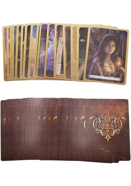 Oracle Kartları Stili Kendini Iyileştir Oracle Cardeet Okuma Tarot Güverte Gizemli Kehanet Oynanış Oyunu Ingilizce Versiyonu Masa Oyunu (Yurt Dışından) indirimleri