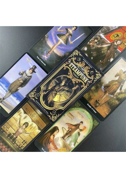 TT19 Stili Kader Kehanet Oracle Tahta Oyunu Tarot Kartları Rehber Kitap ile Evrensel Kelt Tarot Büyücülük Malzemeleri Tarot Güverte Kart Oyunları (Yurt Dışından)