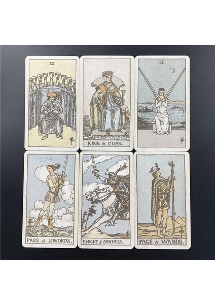 33 Adet TS173 Tarzı Yeni Binici Mavi Kutu Tarot Oracle Kartları Etkileşimli Tahta Iskambil Kartları Oyunları Aile Barı Içme Oyunu Aile ile Oynamak (Yurt Dışından) indirimleri