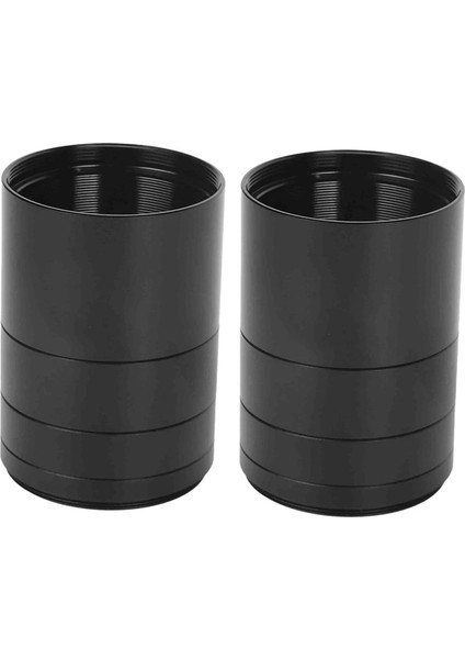 Siyah Stil 8x 2 Inch M42 Extension Tube Kit X0.75 On Both Sides For Astronomy Professional Telescope (Yurt Dışından)