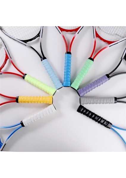 Beyaz Stil Kaymaz Tenis Raketi Pu Tenis Üst Tutacağı Ter Emici Kemer Badminton Kavrama Sporları Ter Emici Tenis Aksesuarları (Yurt Dışından)