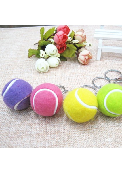 Sarı Stil Büyük Tenis Çanta Dekoru Özel Koleksiyonlar Teendant Vivid Lovely Mort Ball Tenis Anahtarlık (Yurt Dışından) modelleri