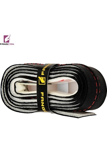 Kırmızı Stil Fangcan Pu Deri Tenis Yedek Tutma Bandı Kalın Squash Badminton Tenis Raketi Nervürlü Kavrama Minderi Wrap (Yurt Dışından) fırsatları