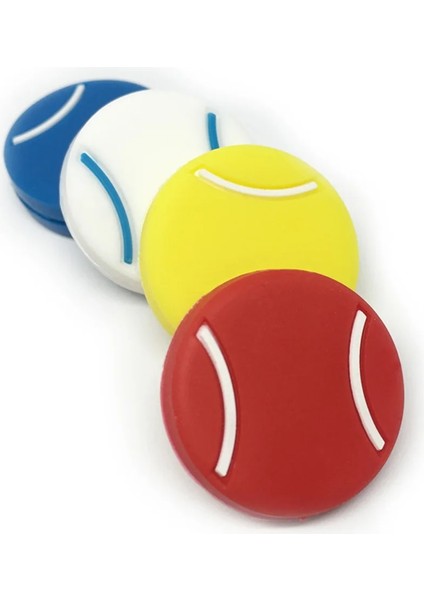 Sarı Stil Raket Kapalı Spor Teock Emici Yumuşak Silikon Mini Kaymaz Raket Titreşim Sönümleyiciler Personel Aksesuarları (Yurt Dışından) fiyatları