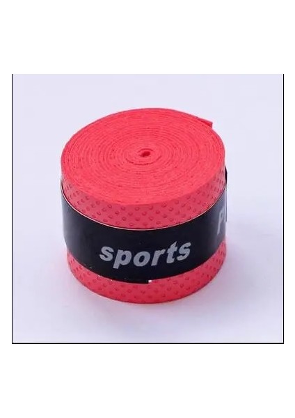 Kırmızı 60 Adet Tarzı Tenis Raketi Üst Sapları Padel Üstü Sapları Badminton Üstü Sapları Teri Emen Sargılar Bantlar Sapları Ter Bandı (Yurt Dışından)