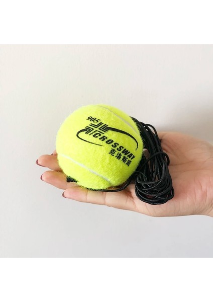 Bir Tenis Topu Stili Elastik Halat Topu Uygulaması ile Ağır Hizmet Tipi Tenis Eğitim Yardımcıları Tabanı Kendinden Görevli Ribaund Tenis Antrenörü Ortağı Müsabaka Cihazı (Yurt Dışından)