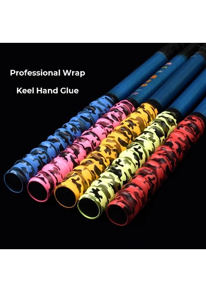 Siyah Stil Tenis Badminton Kamuflaj Sarma Kaymaz Ter Bandı Tenis Aksesuarları Için Ter Raket Kaymaz Bant Kolu Kavrama Absorbe (Yurt Dışından) fırsatları