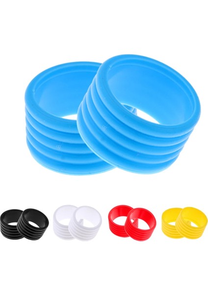 Mavi Stil Licone Badminton Squash Tenis Raketi Kolu Kavrama Sabitleme Halkası Koruyucu Bant Overgrip (Yurt Dışından) indirimleri