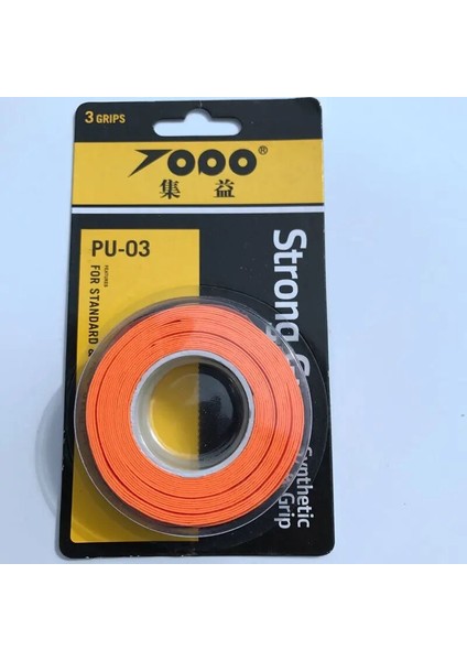 Turuncu Tarzı (1 Paket=3 Adet) Topo Yapışkan Hissi Tenis Overgrip Yapışkan Tutuş Badminton Tutuşu (Yurt Dışından)