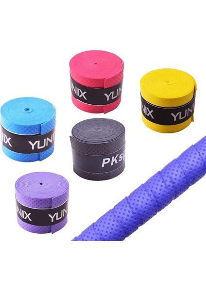 Siyah 1 Adet Tarzı Telap Kauçuk Badminton Raket Tutma Kolu Kauçuk Kaymaz Raket Tutma Kolu ile Ter Emici Sarma Bandı (Yurt Dışından) fiyatları