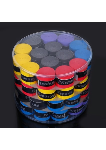 60 Adet Tarzı Lot Evrensel Ter Bandı Kaymaz Overgrip Bant Oltalar Badminton Kavrama Sapan Tenis Dambıl Ter Emilen Bantlar (Yurt Dışından)