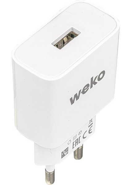 WK-21436 M7 2.1 AMPER ŞARJ BAŞLIK ADAPTÖRÜ + MICRO USB KABLO (NO:3)