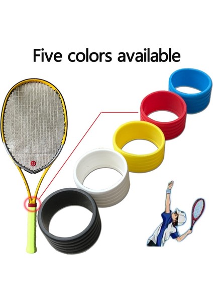 Mavi Stil Tretchy Tenis Badminton Raketi Kolları Lastik Halka Tenis Raketi Bandı Badminton Tutuşu Tenis Raketi Bandı Üst Tutma Yerleri (Yurt Dışından) fiyatları