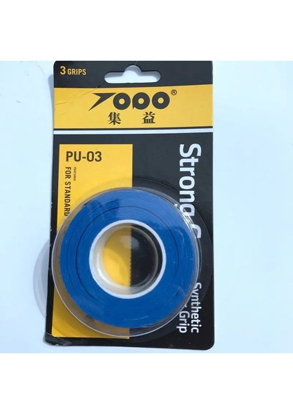 Mavi Stil (1 Paket=3 Adet) Topo Yapışkan Hissi Tenis Overgrip Yapışkan Tutuş Badminton Tutuşu (Yurt Dışından)