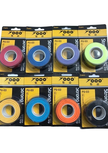 Mavi Stil (1 Paket=3 Adet) Topo Yapışkan Hissi Tenis Overgrip Yapışkan Tutuş Badminton Tutuşu (Yurt Dışından) fiyatları