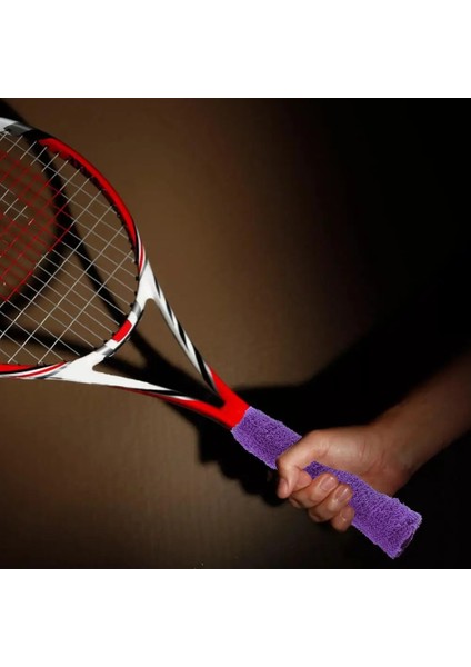 Mavi Stil Pamuklu Havlu Tutacağı Emici Tenis Raketi Overgrip Ter Bandı Bandı (Yurt Dışından) fırsatları