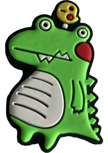 Yeşil Stil Artoon Dinozor Tenis Raketi Titreşim Sönümleyiciler Tenis Raketi Amortisör (Yurt Dışından)