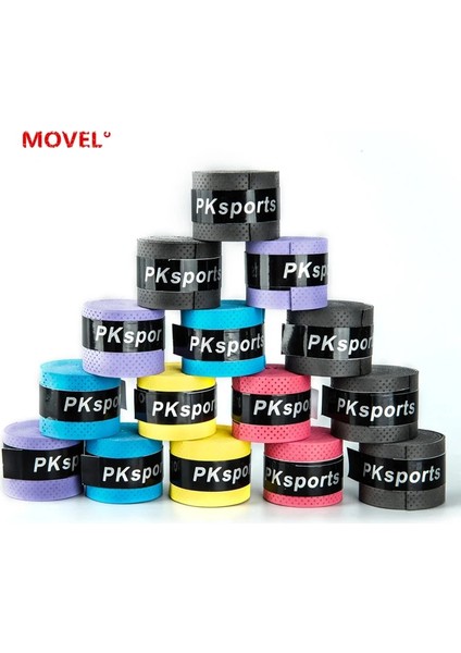 30KIRMIZI Stil Universal Tennis Racket Tape, Badminton Racket Tape, Fishing Rod Non-Slip Sweat Absorbing Tapea Variety Of Color (Yurt Dışından)