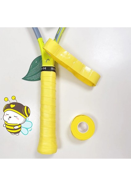 Sarı 1 Torba Stili Japonya Ithal Malzeme Hazır Yapışkan Tenis Overgrip Squash Badminton Sapan Olta Sarma Bandı Kayış Spor Sapları (Yurt Dışından)