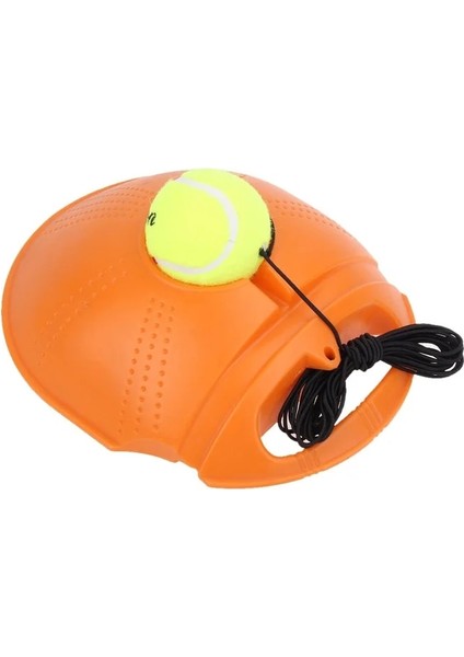Turuncu Tarzı Tenis Eğitimi Taban Tahtası Egzersizi Tenis Topu Tenis Eğitimi Aracı Kendi Kendine Çalışma Ribaund Topu Eğitmeni Süpürgelik Müsabaka Cihazı (Yurt Dışından)