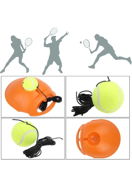 Turuncu Tarzı Tenis Eğitimi Taban Tahtası Egzersizi Tenis Topu Tenis Eğitimi Aracı Kendi Kendine Çalışma Ribaund Topu Eğitmeni Süpürgelik Müsabaka Cihazı (Yurt Dışından) modelleri