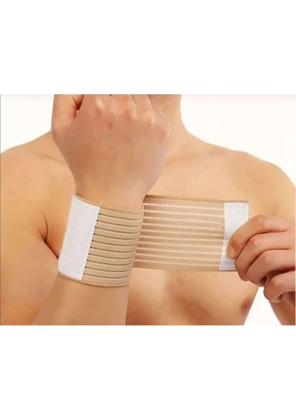 Renk Stili 1 Adet Spor Salonu Elastik Spor Bilekliği Fitness Eğitim Destek Bilekliği, Karpal Tüpü Sarmak Için Kullanılan, Pamuktan Yapılmış (Yurt Dışından)