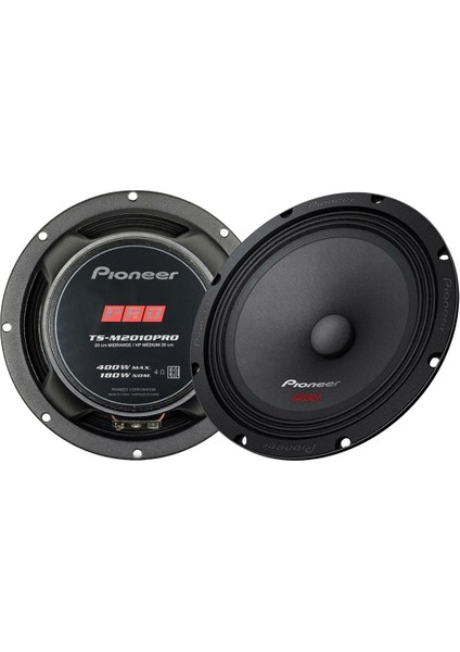 Pıoneer TS-M2010PRO 20 cm Max 400 Watt Mıdrange Oto Hoparlör