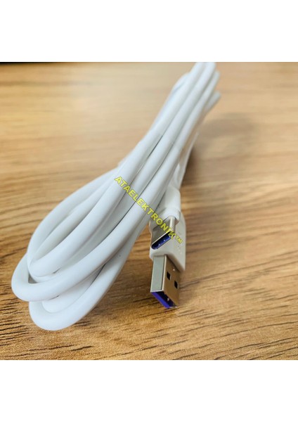 2 Metre 3 Amper Type-C Fast Hızlı Şarj ve Data Kablosu Type C Xiaomi Lg Sony Samsung Oppo Gm Uyumlu Beyaz fiyatları