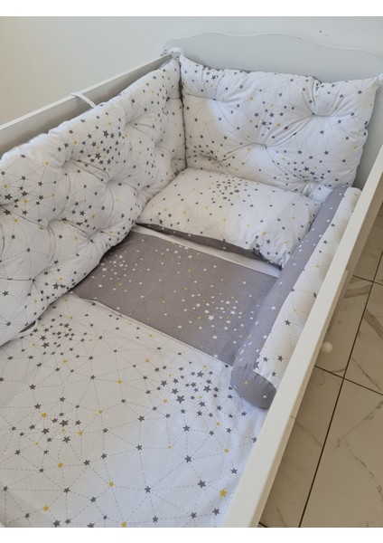 80X140 Çift Yönlü Beşik 4 Kenar Koruma Takımı Samanyolu