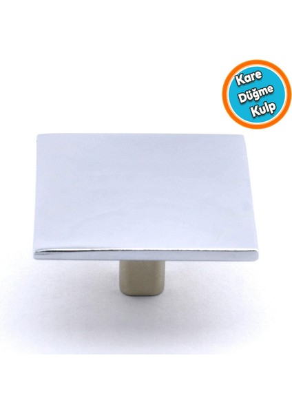 Mobilya Prizma Kulp Mutfak Dolabı Çekmece Dolap Kulpları Kapak Kulpu Kulbu Metal Krom Tek Vidalı