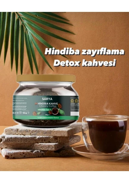 Hindiba Kahvesi Detox Kahve 1 Aylık - (60 Kullanım) Net 150GR