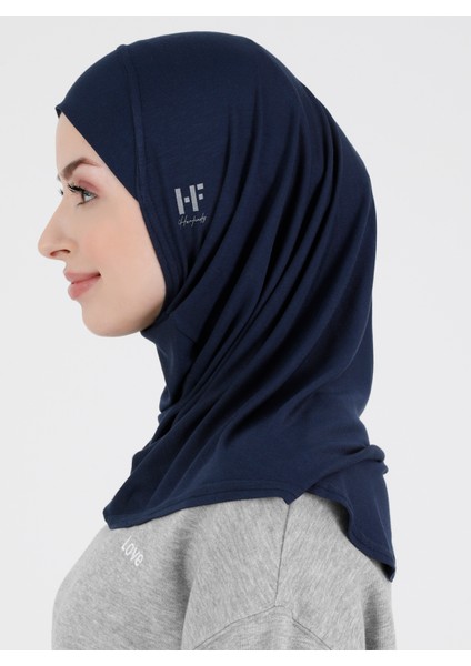 Düz Logo Hijab Hf - Premium Spor Günlük Başörtüsü Hazır Konforlu Tesettür Hijab Bone fiyatları