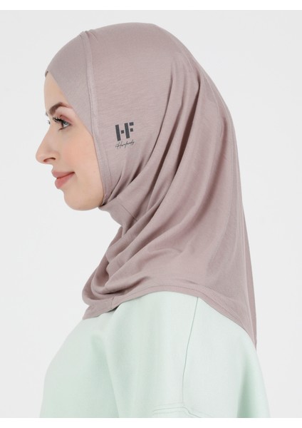 Düz Logo Hijab Hf - Premium Spor Günlük Başörtüsü Hazır Konforlu Tesettür Hijab Bone modelleri
